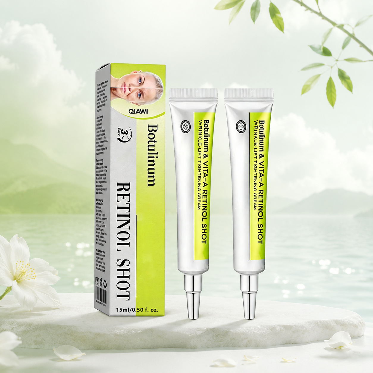 Retinol & Botox Shot ∩ Straffende Gesichtscreme gegen Falten💦