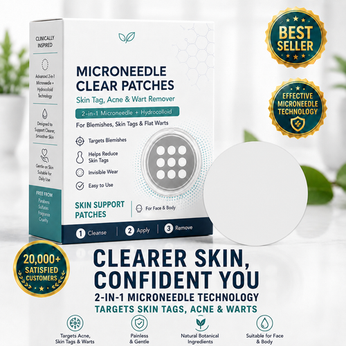 ✨2-in-1 Microneedle & Hydrocolloid Patch🍀|