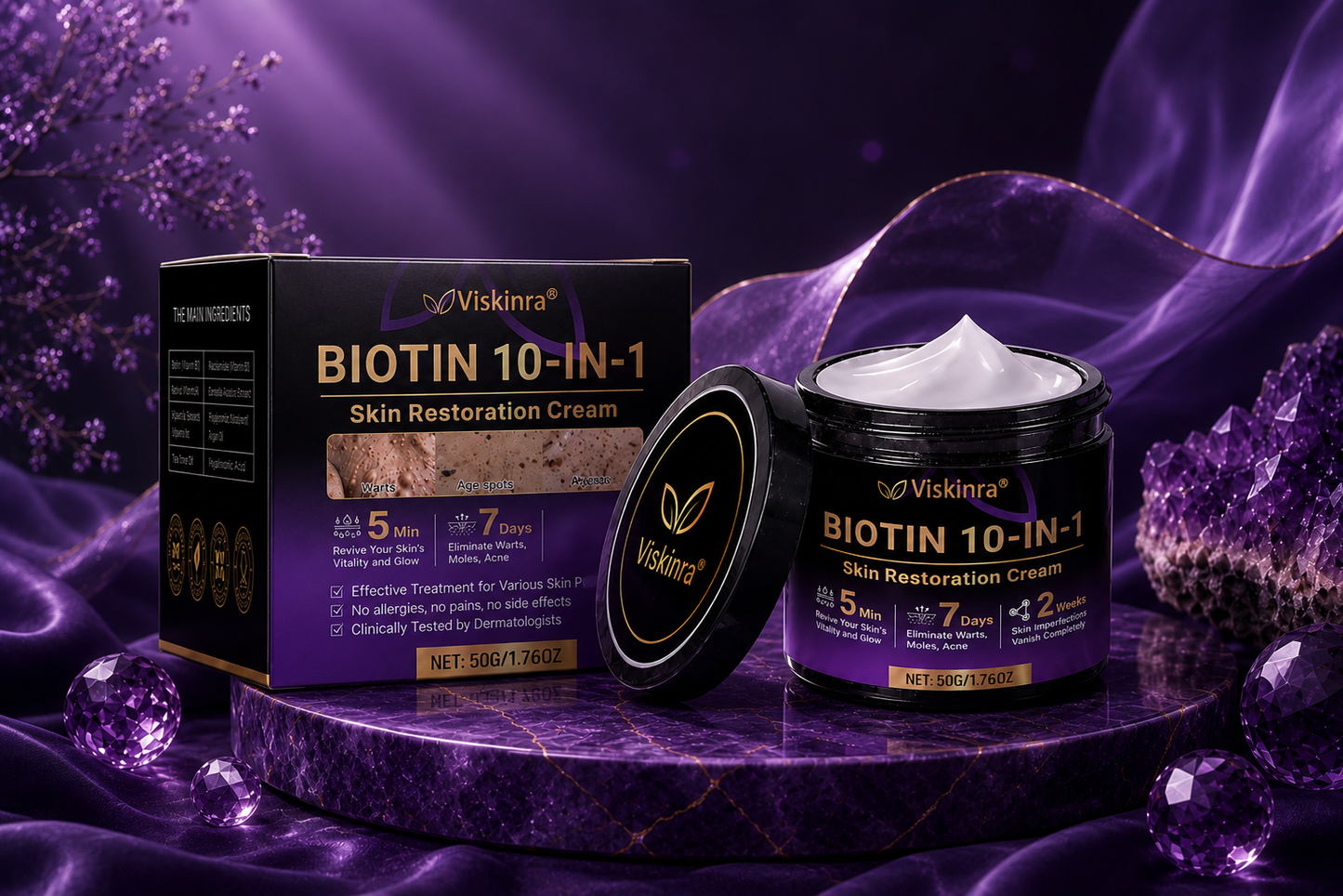 Viskinra® Biotin 10-in-1 Skin Restoration Cream